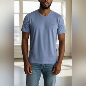 vtg lacoste Men's Size Xl V Neck Shirt Causal City Wear